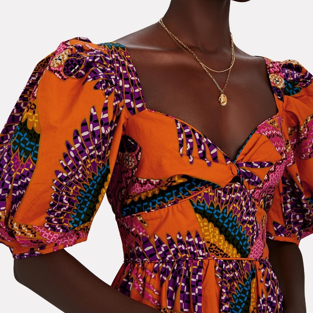 Farm Rio Beaded Macaws Dress